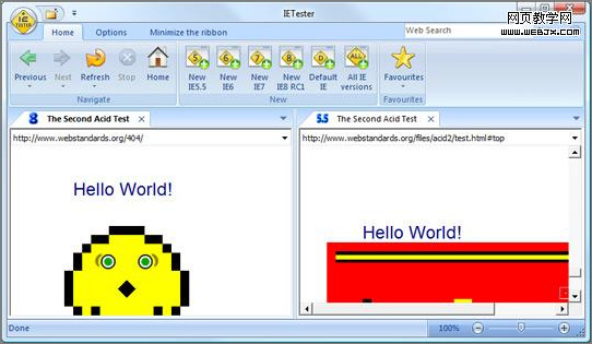 9&10、老版本的Internet Explorer