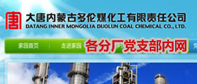 內蒙古多倫煤化工有限責任公司黨支部  網站建設