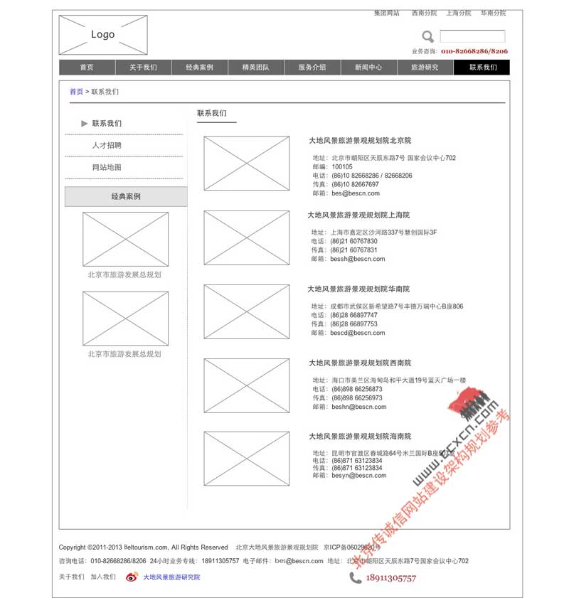 網站策劃頁面專題-聯(lián)系我們
